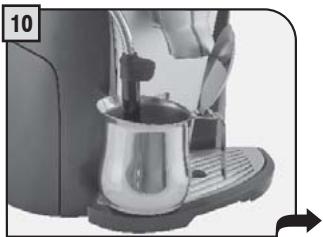 SAECO ODEA GIRO PLUS - STARTING THE MACHINE - MISE EN MARCHE DE LA MACHINE - 4