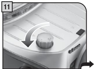 SAECO ODEA GIRO PLUS - STARTING THE MACHINE - MISE EN MARCHE DE LA MACHINE - 5