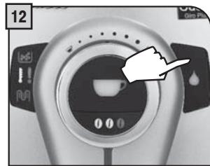 SAECO ODEA GIRO PLUS - STARTING THE MACHINE - MISE EN MARCHE DE LA MACHINE - 6