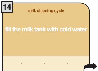 SAECO PRIMEA TOUCH PLUS CAPPUCCINO - MILK CIRCUIT WASH CYCLE - 14