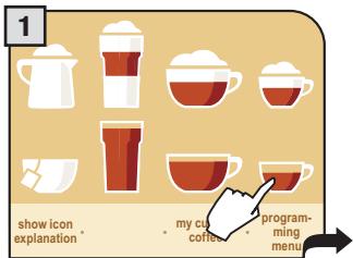 SAECO PRIMEA TOUCH PLUS CAPPUCCINO - ESPRESSO / COFFEE / LONG COFFEE - 1