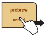 SAECO PRIMEA TOUCH PLUS CAPPUCCINO - "PREBREWING" ADJUSTMENT (ONLY COFFEE BEVERAGES) - 1