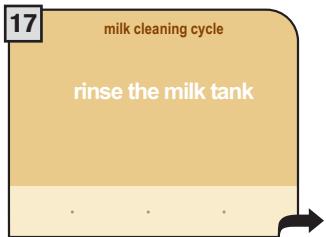 SAECO PRIMEA TOUCH PLUS CAPPUCCINO - MILK CIRCUIT WASH CYCLE - 17