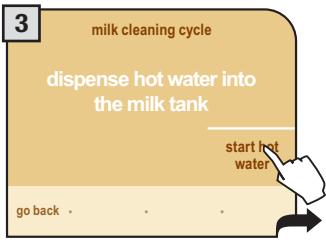SAECO PRIMEA TOUCH PLUS CAPPUCCINO - MILK CIRCUIT WASH CYCLE - 5