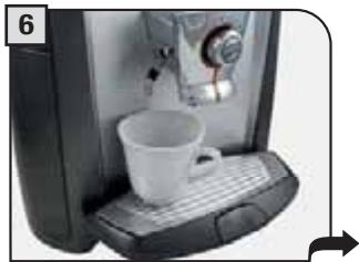 SAECO PRIMEA TOUCH PLUS CAPPUCCINO - MISE EN MARCHE DE LA MACHINE - 7