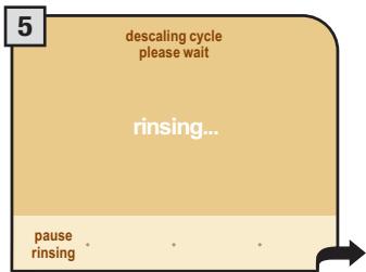 SAECO PRIMEA TOUCH PLUS CAPPUCCINO - WARNING! DESCALING MUST BE COMPLETED WITHIN 24 HOURS FROM ITS INTERRUPTION. - 9
