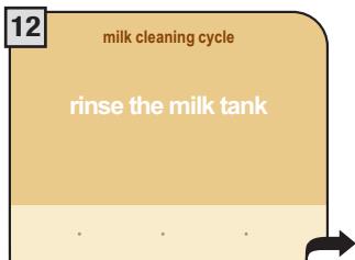 SAECO PRIMEA TOUCH PLUS CAPPUCCINO - MILK CIRCUIT WASH CYCLE - 12