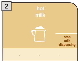 SAECO PRIMEA TOUCH PLUS CAPPUCCINO - dispensing hot milk - 2