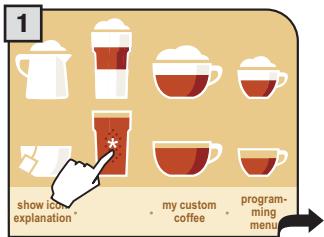 SAECO PRIMEA TOUCH PLUS CAPPUCCINO - dispensing beverages with ground COFFEE - 2