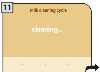 SAECO PRIMEA TOUCH PLUS CAPPUCCINO - MILK CIRCUIT WASH CYCLE - 11