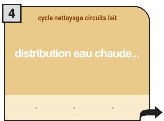 SAECO PRIMEA TOUCH PLUS CAPPUCCINO - CYCLE DE LAVAGE CIRCUITS LAIT - 4