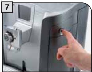 SAECO PRIMEA TOUCH PLUS CAPPUCCINO - MISE EN MARCHE DE LA MACHINE - 5