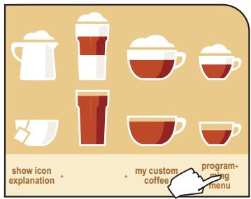 SAECO PRIMEA TOUCH PLUS CAPPUCCINO - PROGRAMMING MILK BEVERAGES - 10