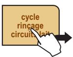 SAECO PRIMEA TOUCH PLUS CAPPUCCINO - CYCLE DE RINÇAGE CIRCUITS LAIT - 1