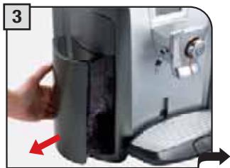 SAECO PRIMEA TOUCH PLUS CAPPUCCINO - STARTING THE MACHINE - 3