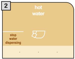 SAECO PRIMEA TOUCH PLUS CAPPUCCINO - HOT WATER DISPENSING - 3