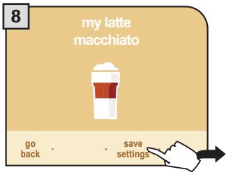 SAECO PRIMEA TOUCH PLUS CAPPUCCINO - PROGRAMMING MILK BEVERAGES - 9
