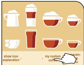 SAECO PRIMEA TOUCH PLUS CAPPUCCINO - BEVERAGE PROGRAMMING MENU - 3