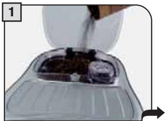 SAECO PRIMEA TOUCH PLUS CAPPUCCINO - STARTING THE MACHINE - 1