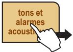 SAECO PRIMEA TOUCH PLUS CAPPUCCINO - MENU « TONS ET ALARMES SONORES » - 1