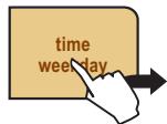 SAECO PRIMEA TOUCH PLUS CAPPUCCINO - Current time/day of the week - 1