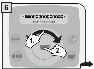 SAECO TALEA RING - 2.PROGRAMMATION A PARTIR DU MENU « RÉGLAGE DES BOISSONS » - 7