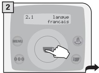 SAECO TALEA RING - SELECTIONNER LA LANGUE - 2