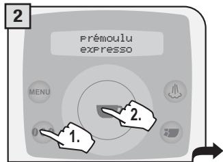 SAECO TALEA RING - NE VERSER QU'UNE SEULE MESURE DE CAFE MOULU À LA FOIS. LA MACHINE NE PEUT PAS DISTRIBUTIER DEUX CAFÉS EN MÉME TEMPS. - 2