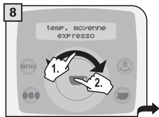 SAECO TALEA RING - 2.PROGRAMMATION A PARTIR DU MENU « RÉGLAGE DES BOISSONS » - 9