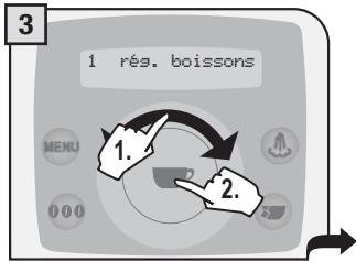 SAECO TALEA RING - 2.PROGRAMMATION A PARTIR DU MENU « RÉGLAGE DES BOISSONS » - 5