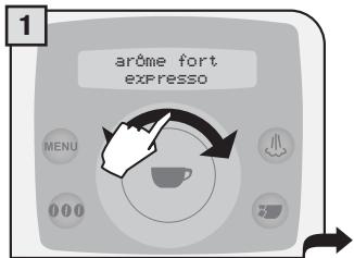 SAECO TALEA RING - NE VERSER QU'UNE SEULE MESURE DE CAFE MOULU À LA FOIS. LA MACHINE NE PEUT PAS DISTRIBUTIER DEUX CAFÉS EN MÉME TEMPS. - 1