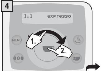 SAECO TALEA RING - 2.PROGRAMMATION A PARTIR DU MENU « RÉGLAGE DES BOISSONS » - 3