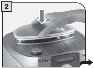 SAECO TALEA RING - MISE EN MARCHE DE LA MACHINE - 2