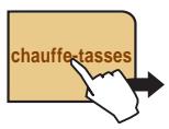 SAECO PRIMEA TOUCH PLUS - MENU « PLAQUE CHAUFFE-TASSES » - 1