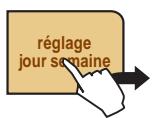 SAECO PRIMEA TOUCH PLUS - CHOISIR LES INTERVALLES DE MISE EN MARCHE POUR CHAQUE JOUR - 1