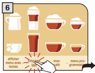 SAECO PRIMEA TOUCH PLUS - LAIT NOISETTE - 6