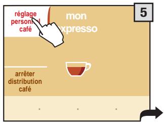 SAECO PRIMEA TOUCH PLUS - PROGRAMMATION CAFÉ EXPRESSO / CAFÉ / CAFÉ ALLONGÉ - 4