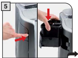SAECO PRIMEA TOUCH PLUS - CYCLE DE LAVAGE CIRCUITS LAIT - 7