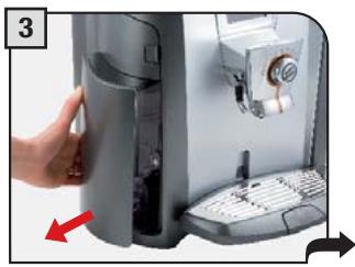 SAECO PRIMEA TOUCH PLUS - MISE EN MARCHE DE LA MACHINE - 3