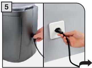 SAECO PRIMEA TOUCH PLUS - MISE EN MARCHE DE LA MACHINE - 5