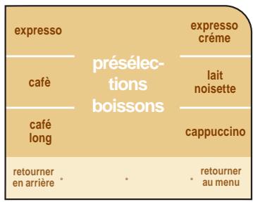 SAECO PRIMEA TOUCH PLUS - RéGLAGES BOISSONS - 1