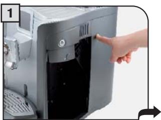 SAECO PRIMEA TOUCH PLUS - NETTOYAGE DU GROUPE DE DISTRIBUTION - 1