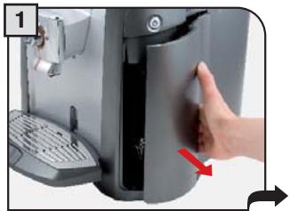 SAECO PRIMEA TOUCH PLUS - ENTRETIEN PENDANT LE FONCTIONNEMENT - 1