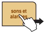 SAECO PRIMEA TOUCH PLUS - MENU « TONS ET ALARMES SONORES » - 1