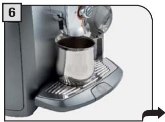 SAECO PRIMEA TOUCH PLUS - MISE EN MARCHE DE LA MACHINE - 6