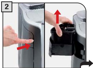 SAECO PRIMEA TOUCH PLUS - CYCLE DE LAVAGE CIRCUITS LAIT - 4