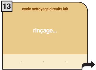 SAECO PRIMEA TOUCH PLUS - CYCLE DE LAVAGE CIRCUITS LAIT - 15