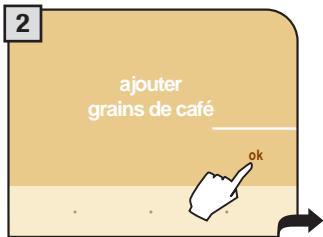 SAECO PRIMEA TOUCH PLUS - VIDER LE RÉSERVoir À CAFÉ EN GRAIN. - 2