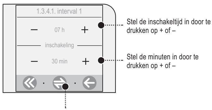 SAECO TALEA TOUCH - Instellen van een inschakelinterval - 2