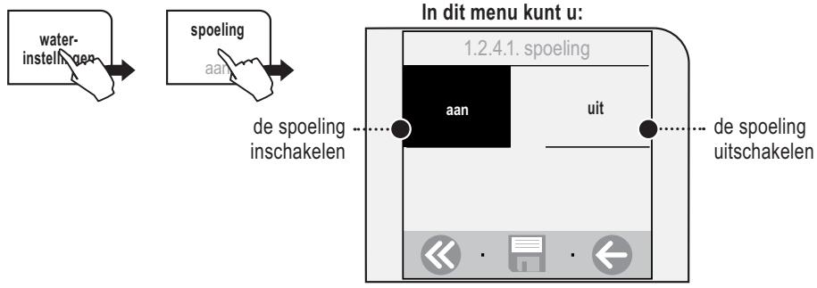 SAECO TALEA TOUCH - MENU «SPOELING» - 1